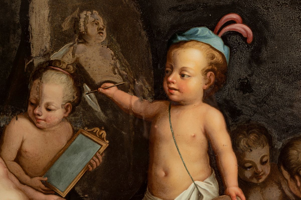 Scuola Dell'italia Settentrionale, Secolo XVIII - Allegoria della Pittura