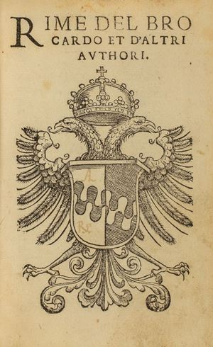 Antonio  Brocardo  - Rime del Brocardo et d’altri authori