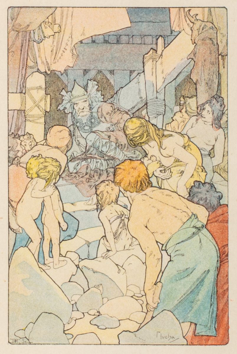Anatole France - Clio. Illustrations De Mucha