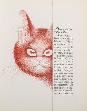 Albert Dubout, F. Mery Docteur - Entre Chats