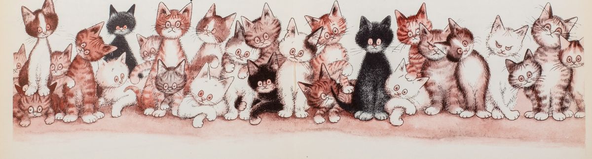 Albert Dubout, F. Mery Docteur - Entre Chats