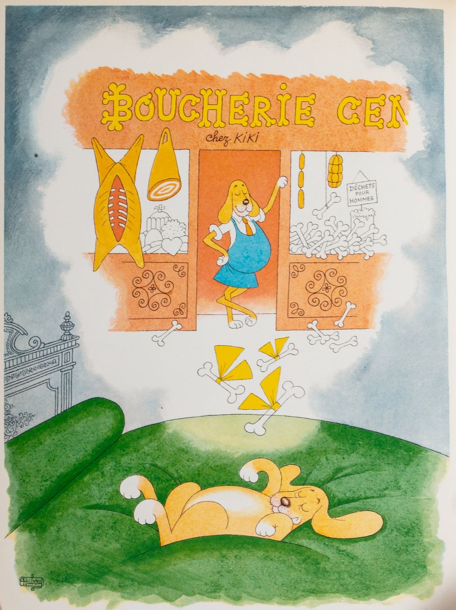 Albert Dubout, F. Mery Docteur - Entre Chats