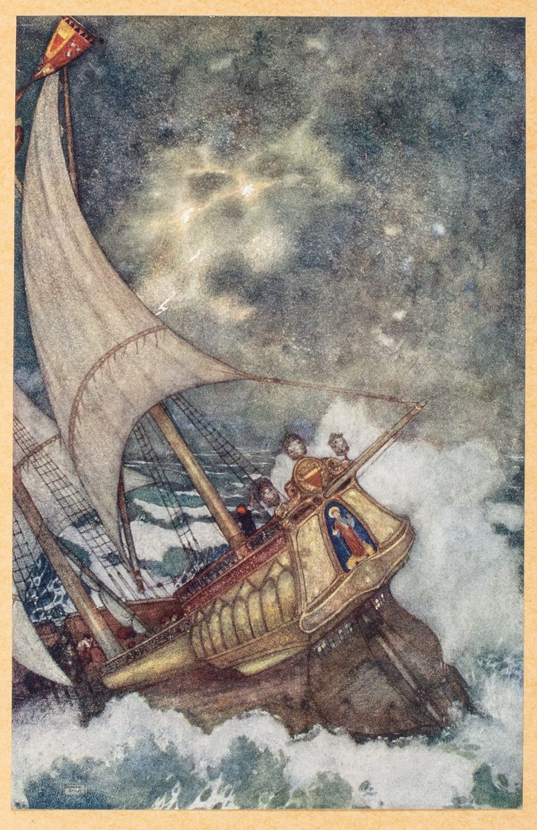 Edmund Dulac, William Shakespeare, Michel Rhune - L'ile Enchantèe