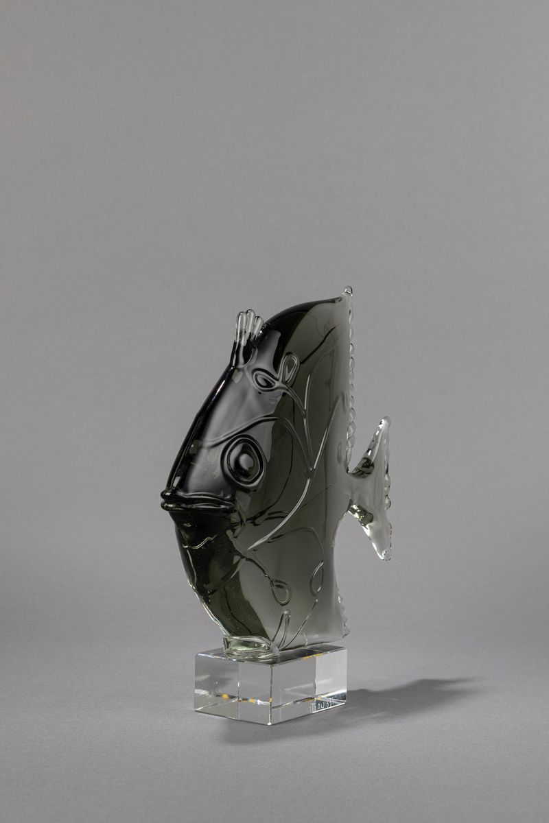 Napoleone Martinuzzi, Scultura in vetro soffiato a forma di pesce