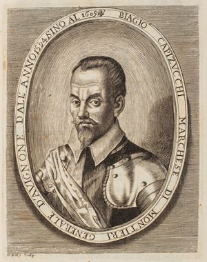 Historical praise of the two Marquesses Capizucchi Brothers Camillo and Biagio, famous warriors of the past century