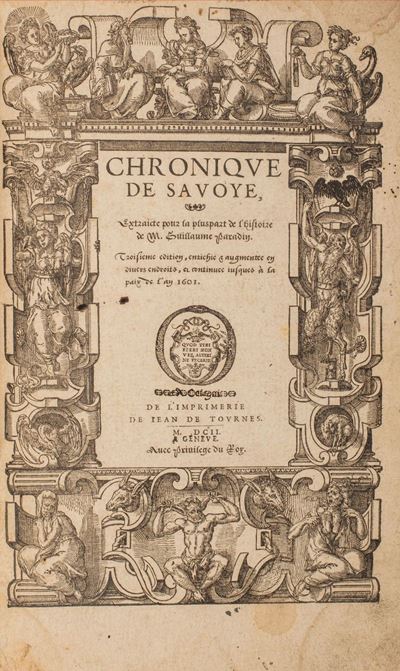 Chronique De Savoye. Extraicte Pour la Pluspart De L’histoire