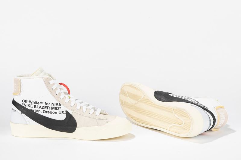 NIKE Blazer Mid Off White The Ten Size US 11 EUR 45 2017 Sneakerhead the first sneakers auction in Italy Finarte casa d aste