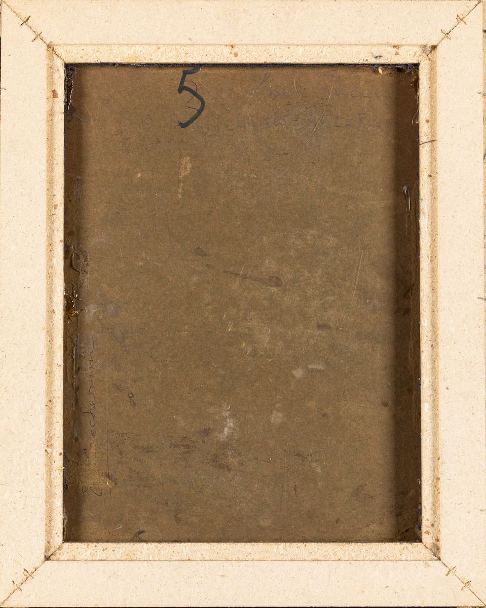 Attribuito a Mario Puccini (livorno 1869 - Firenze 1920) - Il Castello Estense di Ferrara dal Ter...