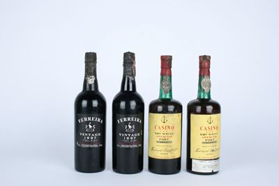Selezione Porto, varietà di Porto Ferreira Vintage 1997 e Feuerheerd Casino Aperitif Port
