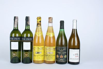 Selezione di vini da diverse regioni, assortimento di 7 bottiglie