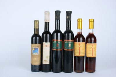 Selezione Passito di Pantelleria, assortimento di vini 2001-2003