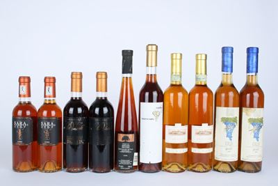 Selezione di Vini Dolci Friuli, 10 bottiglie assortite