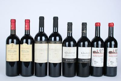 Selezione di Aglianico del Vulture Riserva, assortimento di 4 etichette