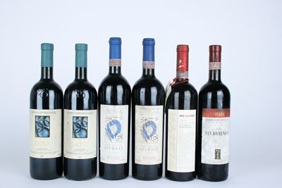 Sforzato di Valtellina, assortimento di vini