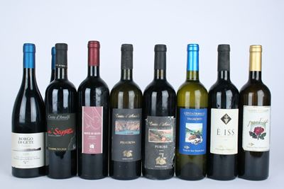 Selezione Costa d'Amalfi, assortimento di vini regionali