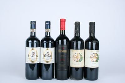 Selezione di vini Roero: Malvira Trinità Roero Superiore 1999, Monchiero Carbone Printi Roero Ris...
