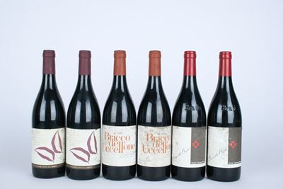 Giacomo Bologna, Selezione di Barbera d'Asti: Braida Ai Suma 2001, Bricco dell'Uccellone 2004, Br...