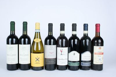 Collezione di Vini Italiani, Lotto Piemonte - Flavio Roddolo, Giacomo Bologna, Boniperti, Cascina...