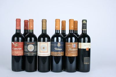 Selezione di vini Firriato IGT e Sicilia