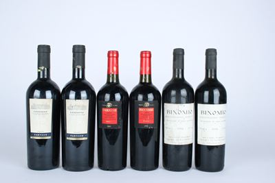 Farnese, Montepulciano d'Abruzzo Riserva 2001 e La Valentina, Montepulciano d'Abruzzo 1998