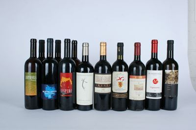 Selezione di vini Rossi e Bianchi dei Colli Euganei