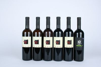 Skerk, Selezione di vini del Carso: Malvazija 2007, Ograde 2009, Terrano 2009, Skerlj Terrano Car...