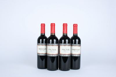 Bressan, Cru Pignol 2001 e Pinot Nero 2006 - Set di 4 bottiglie