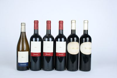 Meroi, Vigna Dominin Refosco 2007 (3 bottiglie), Chardonnay 2007 (1 bottiglia), Girolamo Dorigo, ...