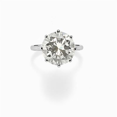 Anello in Oro Bianco 18k e Diamante