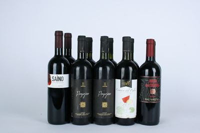Selezione Cesanese, assortimento di vini del Lazio
