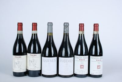 Selezione di vini Rossi del Lazio, IGT e Cesanese del Piglio