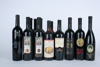 Selezione Lazio, Vini rossi e bianchi assortiti del 1997-2008