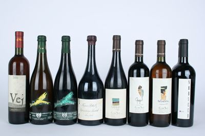 Selezione di vini dell'Emilia Romagna, vari produttori, 2006-2010