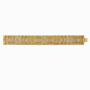 Bracciale in oro bicolore 18k