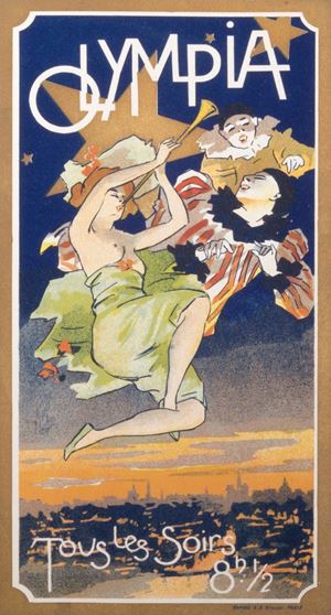 Les Programmes illustres des Theatres et des Cafes-Concerts. Menus, cartes d'invitation, petites estampes, etc.