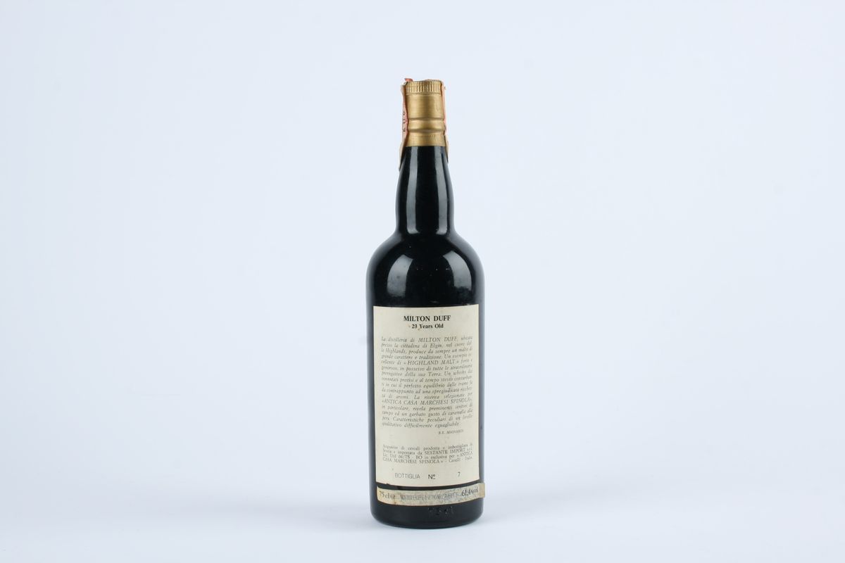 Scozia - Milton Duff, Whisky invecchiato 23 anni, Antica Casa Marchesi Spinola Collection N. 1, D...