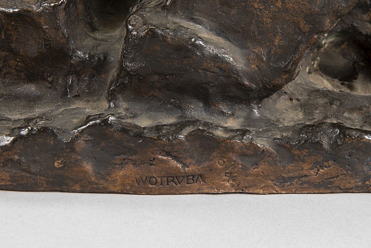 Fritz Wotruba - Scultura in bronzo