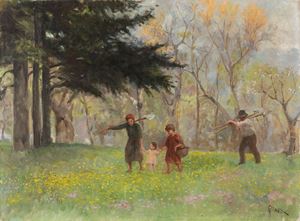 Magni Giuseppe - Return from the fields