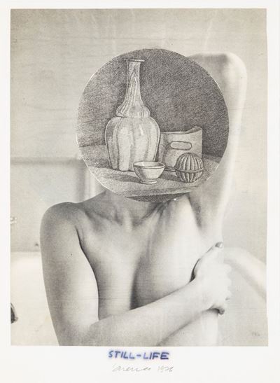Still Life – collage su carta, 1976
