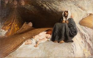 Ferranti Carlo - Temptations of St. Anthony (after Domenico Morelli)