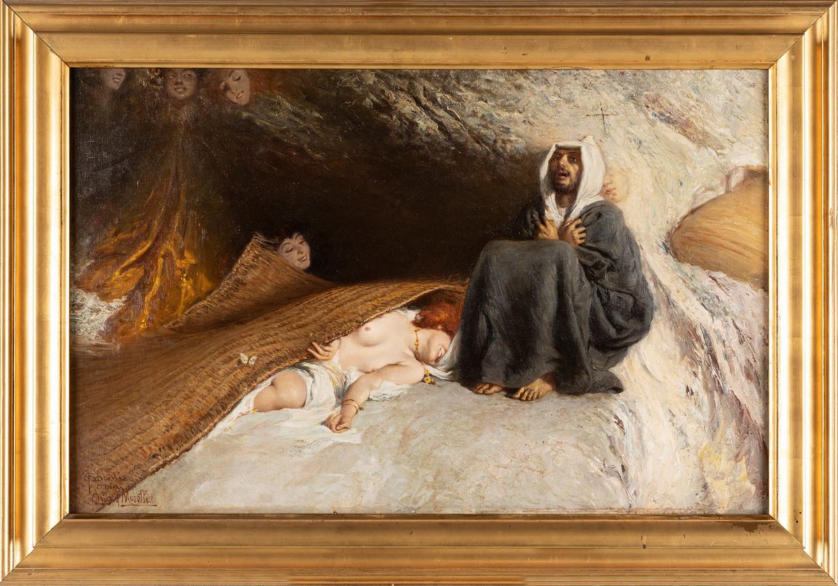 Carlo Ferranti - Tentazioni di Sant'antonio (da Domenico Morelli)