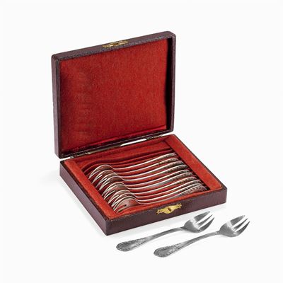 Servizio per Ostriche in Argento, Francia, Dopo 1838