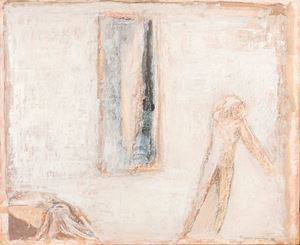 La colomba minacciata dall'uomo d'ombra