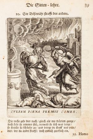 Emblemata - Orazio / Zesen, Philipp von - Morale Horatiana: das ist die Horatzische Sitten-Lehre [...]