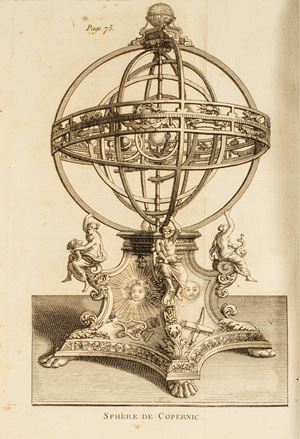 Astronomia - Delamarche, Charles-Francois - Les usages de la sphere, des globes celeste et terrestre [...] & de la description de la Sphere Armillaire