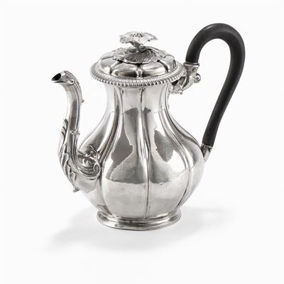 Caffettiera in Argento, Francia, Dopo 1838