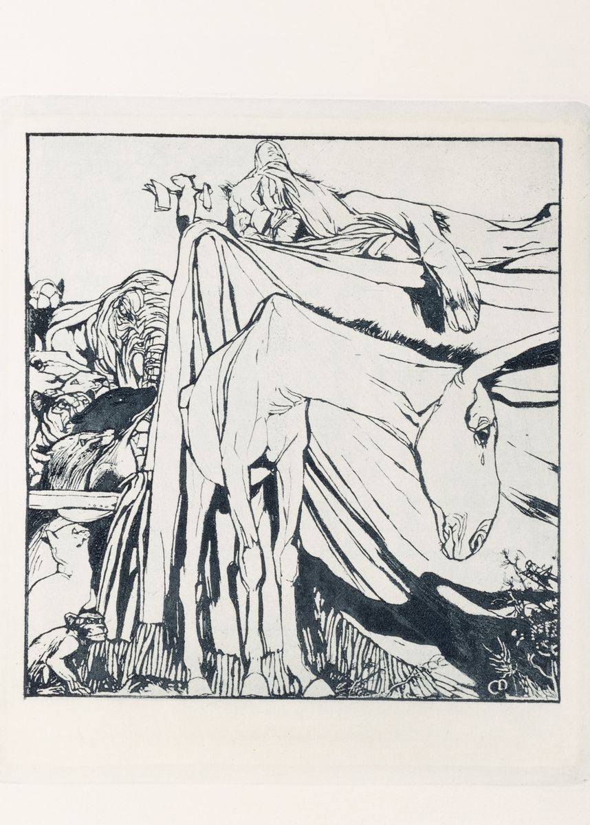 Trilussa [carlo Alberto Salustri] - Duilio Cambellotti, Favole di Trilussa. Disegni e fregi
