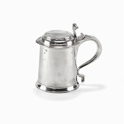 Tankard in Argento, Londra, 1706-1707