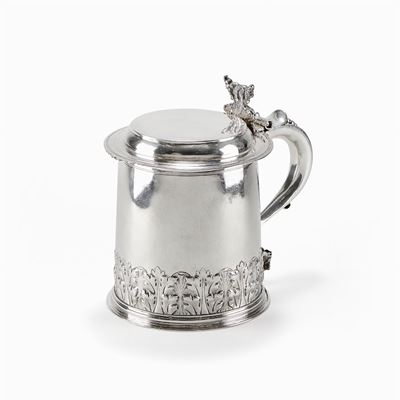 Tankard in Argento, Londra 1757