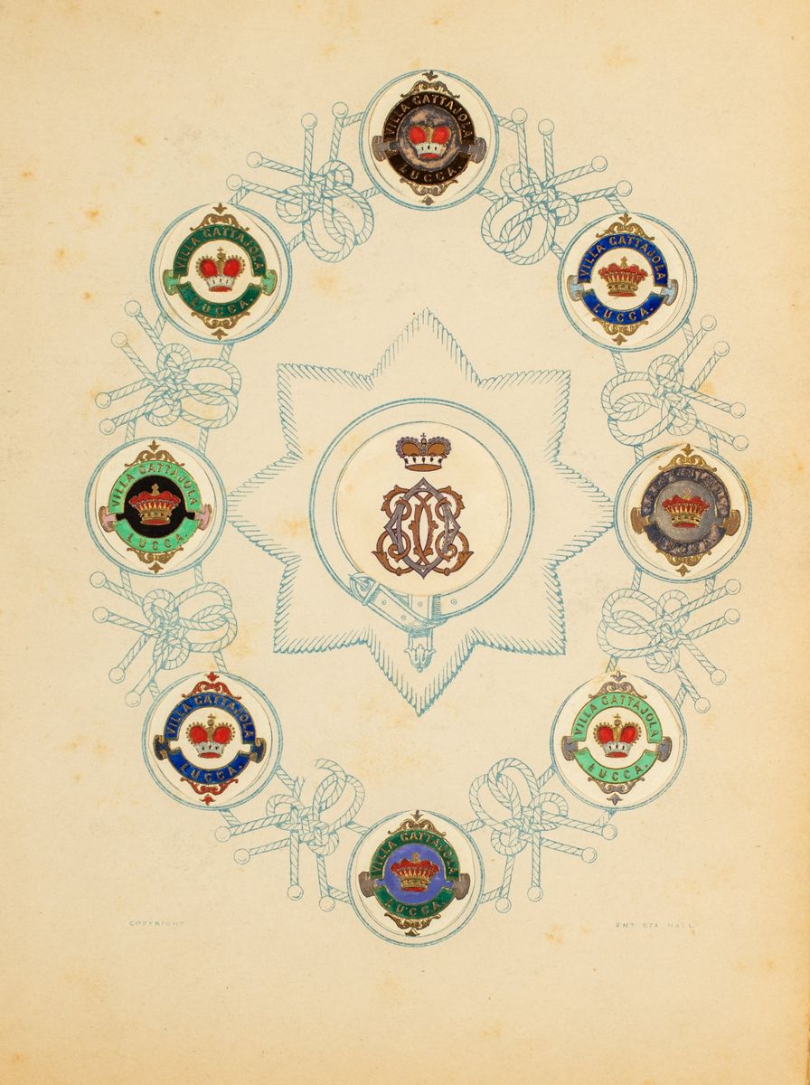 Victorian Album Of Arms, Crests, And Monograms